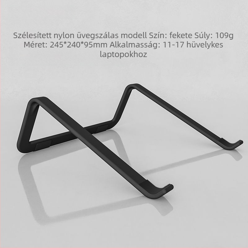 Laptop állvány, műanyag kivitel, forgó alap