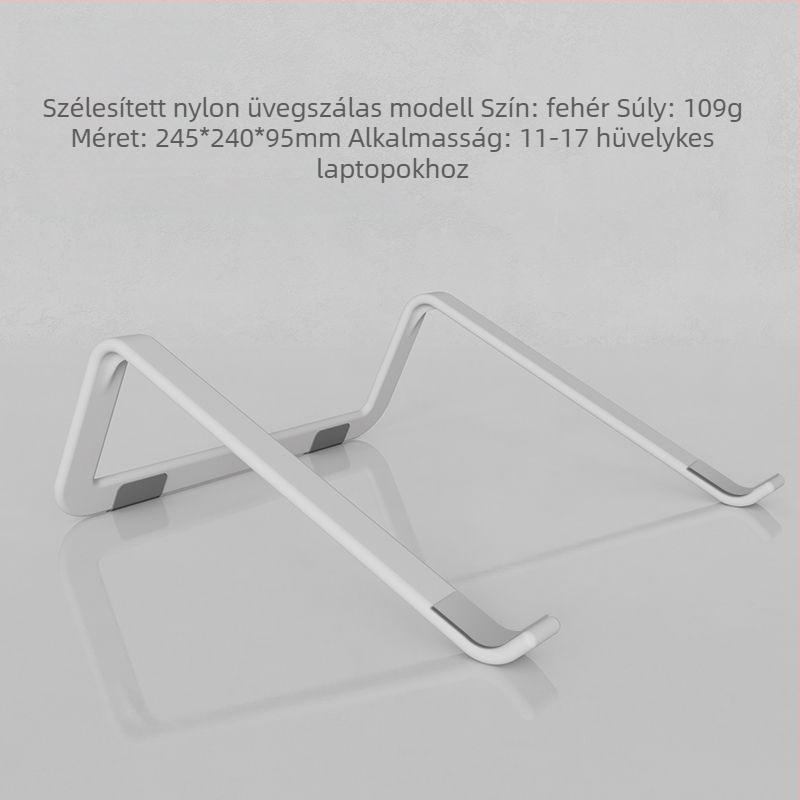 Laptop állvány, műanyag kivitel, forgó alap