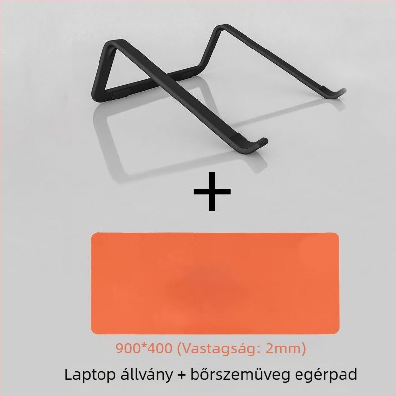 Laptop állvány, műanyag kivitel, forgó alap