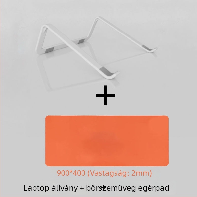 Laptop állvány, műanyag kivitel, forgó alap