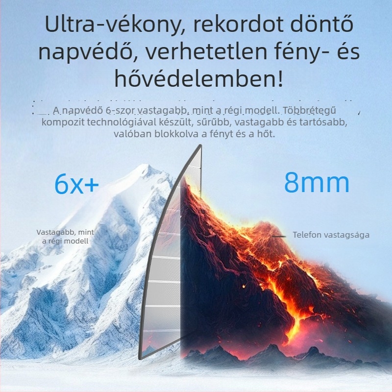 Összecsukható napvédő Ford Rangerhez - alumíniumfólia, beépített telepítés, testreszabható, logó nyomtatása elérhető