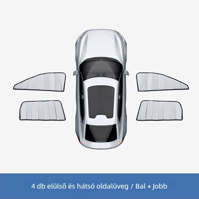 Összecsukható napvédő Ford Rangerhez - alumíniumfólia, beépített telepítés, testreszabható, logó nyomtatása elérhető