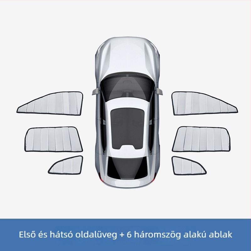 Összecsukható napvédő Ford Rangerhez - alumíniumfólia, beépített telepítés, testreszabható, logó nyomtatása elérhető