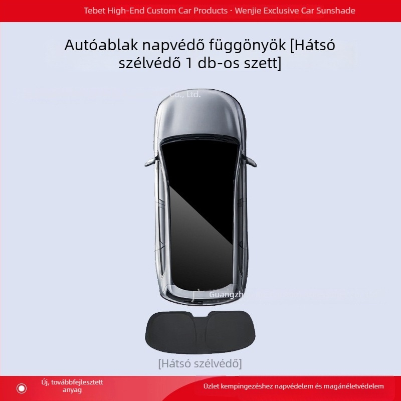 Wenjie M5/M7/M8/M9 kompatibilis — Ablakárnyékoló és oldalsó ablakok privátfüggöny, teljes jármű napsugárzás elleni védelem és hőszigetelés, kemping panel