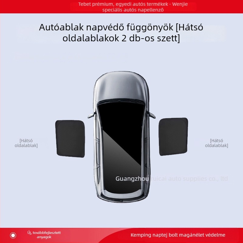 Wenjie M5/M7/M8/M9 kompatibilis — Ablakárnyékoló és oldalsó ablakok privátfüggöny, teljes jármű napsugárzás elleni védelem és hőszigetelés, kemping panel