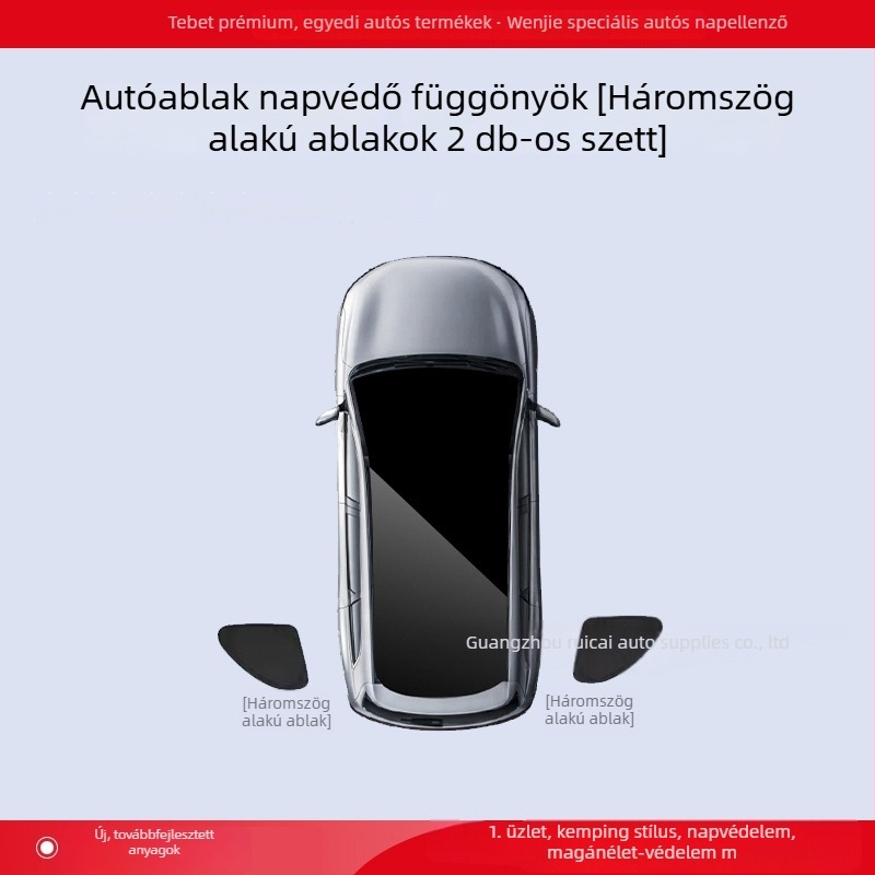 Wenjie M5/M7/M8/M9 kompatibilis — Ablakárnyékoló és oldalsó ablakok privátfüggöny, teljes jármű napsugárzás elleni védelem és hőszigetelés, kemping panel
