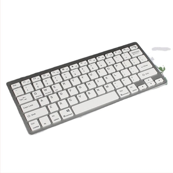 Ultra vékony vezeték nélküli mini billentyűzet és egér Bluetooth-képes, tabletával, telefonnal és PC-vel kompatibilis, ergonikus kialakítás, OEM-ready