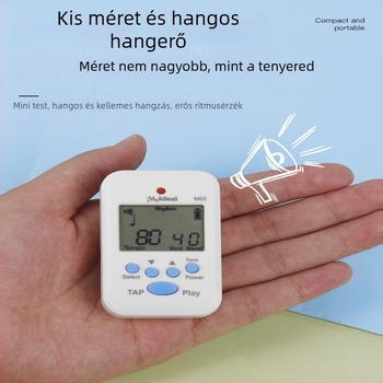 Zongora metronóm – M65 modell, ABS műanyag, metronóm, hangoló és változó tónus; alkalmas zongorára, gitárra, guzhengre, dobokra, hegedűre, erhu-ra és szaxofonra.