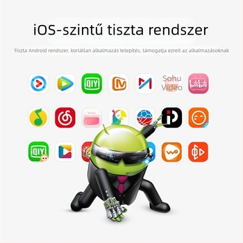 Set-top box E900s 1GB RAM, 8GB tárhely, 1080p kimenet, Ethernet, Wi‑Fi, HDMI, AV, USB