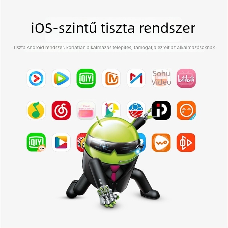 Set-top box E900s 1GB RAM, 8GB tárhely, 1080p kimenet, Ethernet, Wi‑Fi, HDMI, AV, USB
