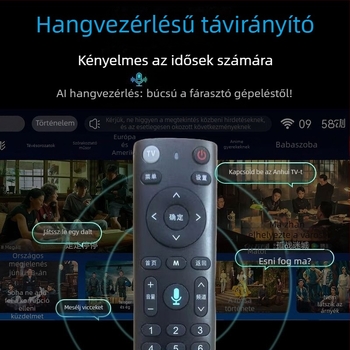 4K vezeték nélküli set-top box otthoni használatra, képernyő tükrözéssel és hálózati lejátszóval