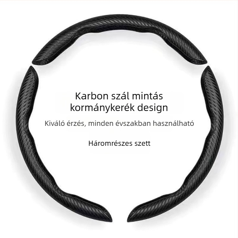 Kormánykerékfedél műbőrből, egyszínű mintázat, univerzális illesztés, nyári használatra