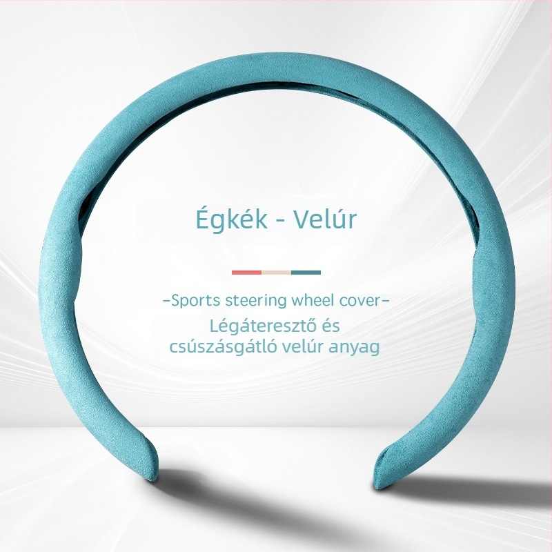 Velúr kormánykerék huzat, kompatibilis BYD Qin Plus, Han EV, Song Plus, Tang, DM-i Yuan Pro, Dolphin, Seagull, Seal