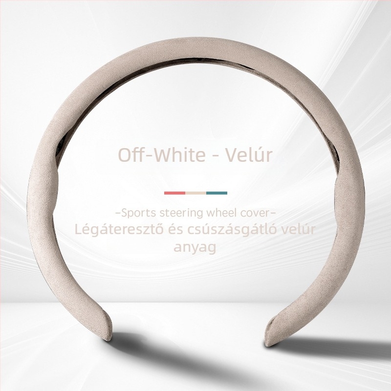 Velúr kormánykerék huzat, kompatibilis BYD Qin Plus, Han EV, Song Plus, Tang, DM-i Yuan Pro, Dolphin, Seagull, Seal