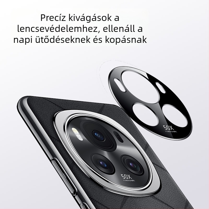 Glory Magic7 Pro védőtok – szintetikus bőr, elektroplasztált textúra, teljes lencse védelem, ütésálló, színek: fehér, piros, zöld, fekete.