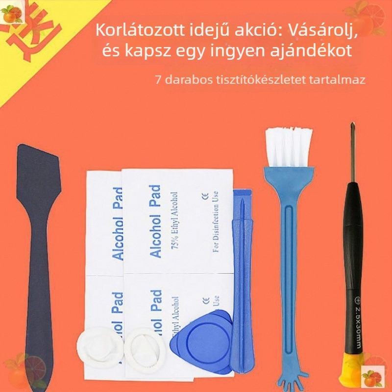 Laptop hővezető paszta poreltávolító készlettel, 1.5g/3g/5g csomagok