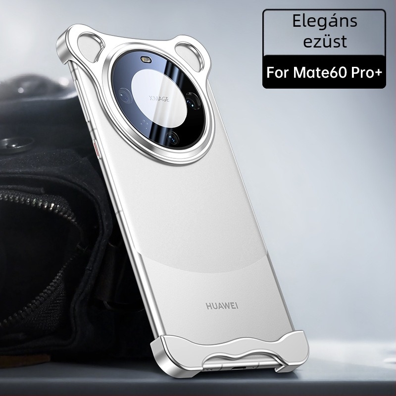 Huawei Mate70 keret nélküli telefonvédő alumínium-ötvözetből, ütésálló, lencsevédő fóliával, P70 Ultra