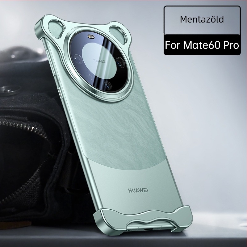 Huawei Mate70 keret nélküli telefonvédő alumínium-ötvözetből, ütésálló, lencsevédő fóliával, P70 Ultra