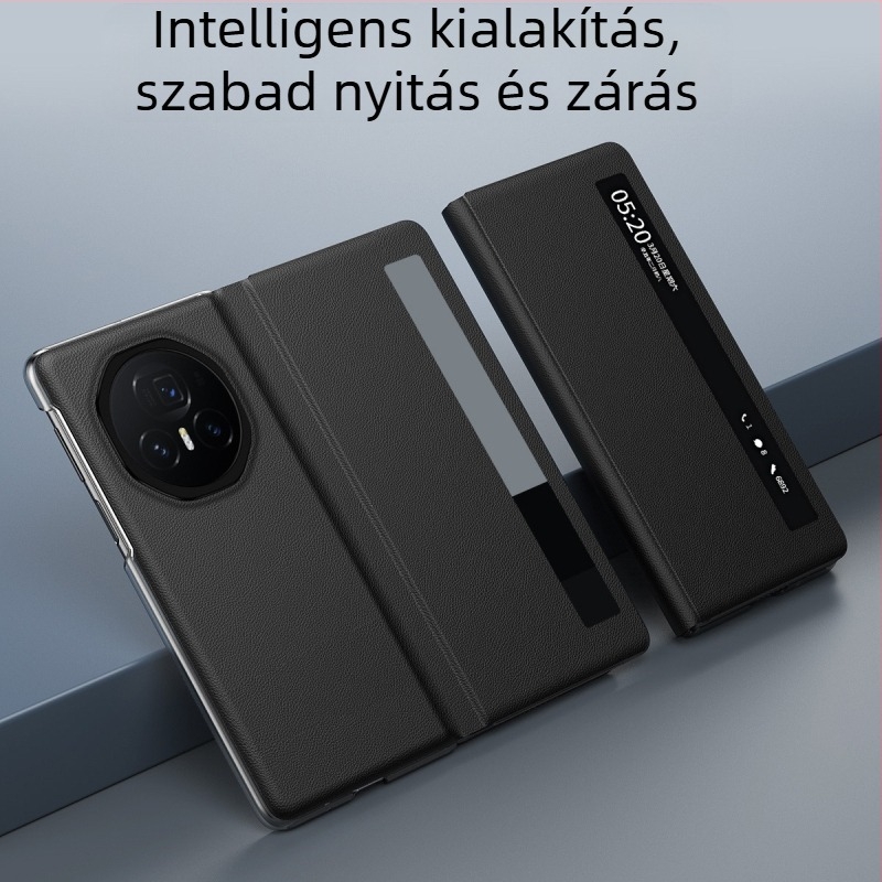 Honor Magic V3 telefonhoz tok összecsukható kijelzővel – teljes lefedettség, ütésálló, kopásálló, anyag PC + műbőr, mechanikai megmunkálás
