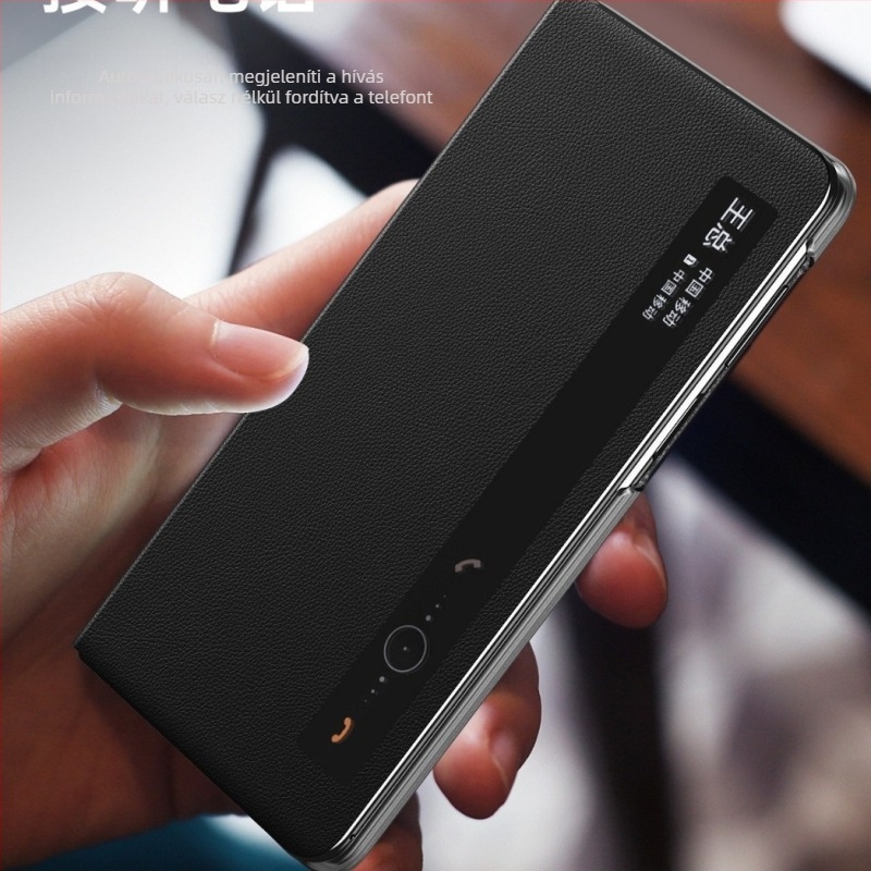 Honor Magic V3 telefonhoz tok összecsukható kijelzővel – teljes lefedettség, ütésálló, kopásálló, anyag PC + műbőr, mechanikai megmunkálás