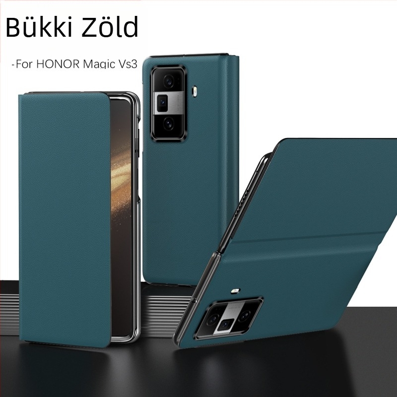 Honor Magic V3 telefonhoz tok összecsukható kijelzővel – teljes lefedettség, ütésálló, kopásálló, anyag PC + műbőr, mechanikai megmunkálás