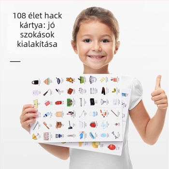 Asztali szemétrendező játék gyerekeknek – Oktató szelektáló játék, 4–6 éveseknek, műanyag, nem elektromos