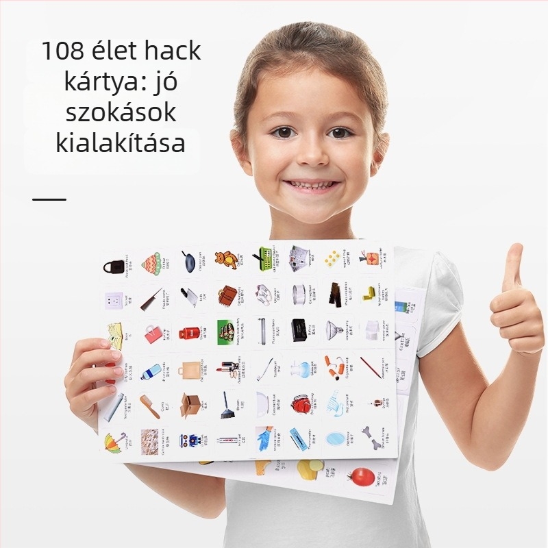 Asztali szemétrendező játék gyerekeknek – Oktató szelektáló játék, 4–6 éveseknek, műanyag, nem elektromos