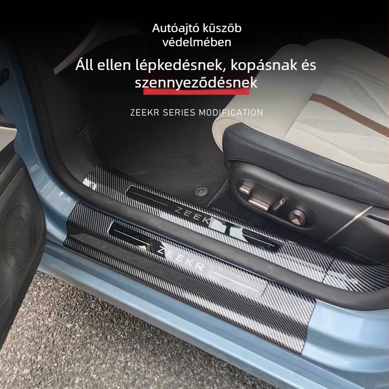 Zeekr 007GT küszöb- és pedálkészlet – szénszálas mintázat, Mangniu márka, modell 2025051001