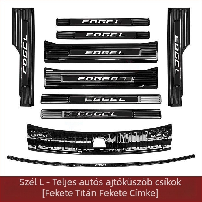 Ford Edge küszöbszegély, üdvözlő pedál, csomagtartó védő, hátsó lökhárító karcolás elleni csík, módosított pedál