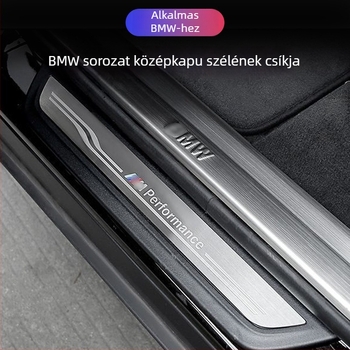 Kinracdine rozsdamentes acél ajtó küszöb díszléc BMW 3. és 5. sorozat, X3/X5/X6, automata váltó