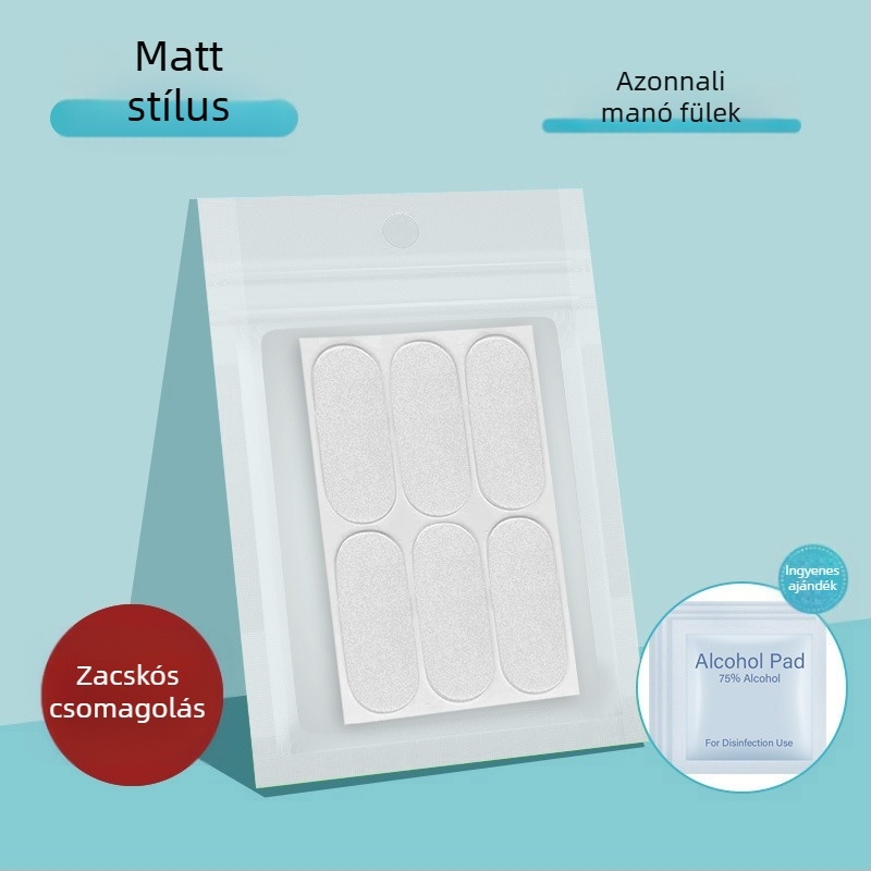 Fejlesztett elf-fül matricák – láthatatlan, vízálló fülformázó és fül-támasz, amely a fület kisebbnek tűnik, élő közvetítésekhez