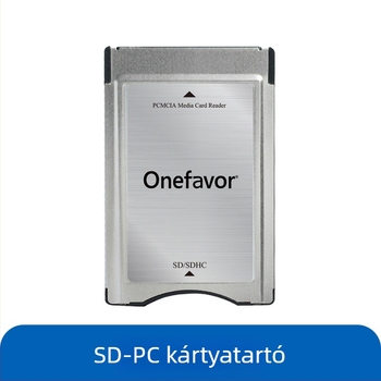PCMCIA SD Kártya Olvasó Adapter CF-hez PC Card Sleeve, Műanyag, 15 g, Külső telepítés