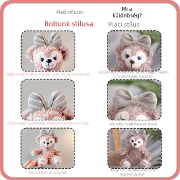 Autóba szánt plüss függő dísz, rajzfilm stílusú, aromával, belső dekoráció