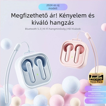 H19 Privát modell vezeték nélküli Bluetooth fülhallgató – Zajcsökkentés, Bluetooth 5.0, 5 m hatótávolság, Akár 4 óra üzemidő, Sportos stílus