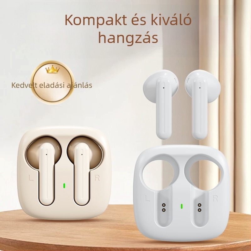 H19 Privát modell vezeték nélküli Bluetooth fülhallgató – Zajcsökkentés, Bluetooth 5.0, 5 m hatótávolság, Akár 4 óra üzemidő, Sportos stílus