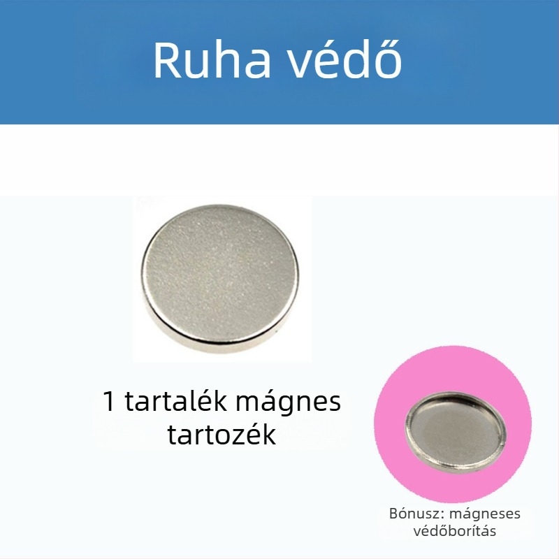Mágneses jelvény iskola/munka – fém, geometriai forma, eredeti dizájn, uniszex
