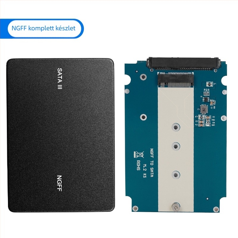 M.2 NGFF–SATA SSD tok, N6, alumínium ötvözet, akár 2TB, SATA 3.0, 6Gbps