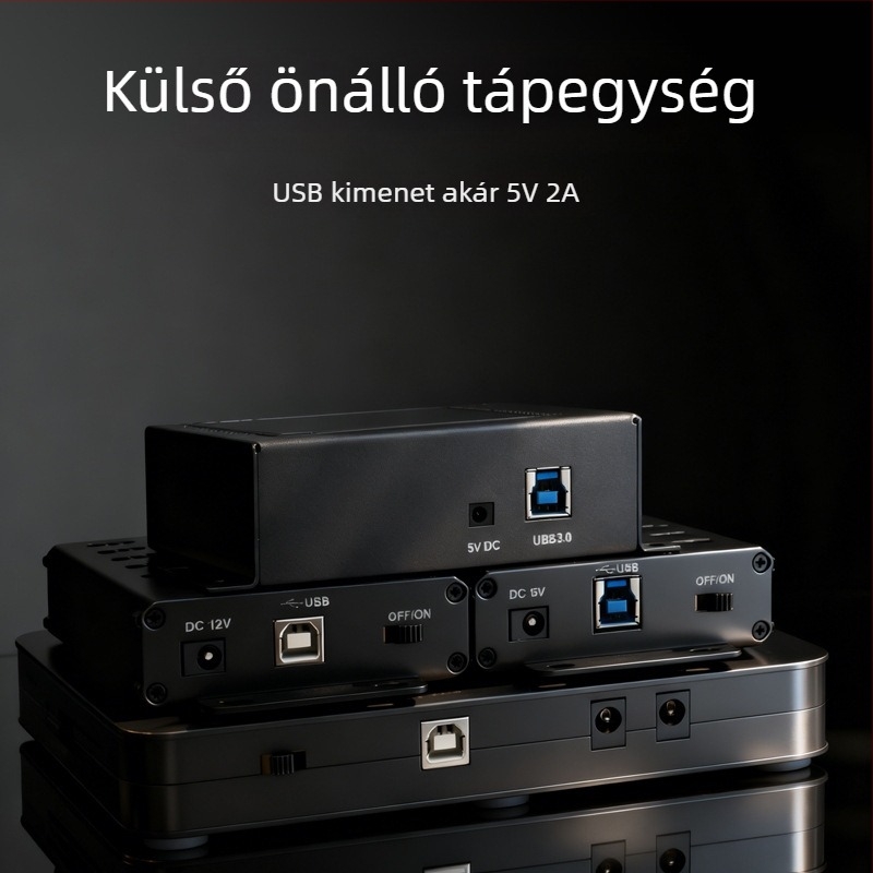 Kdata GH USB 2.0 hub külső tápellátással, 1,8 m kábel, átviteli sebesség 1000 MB/s