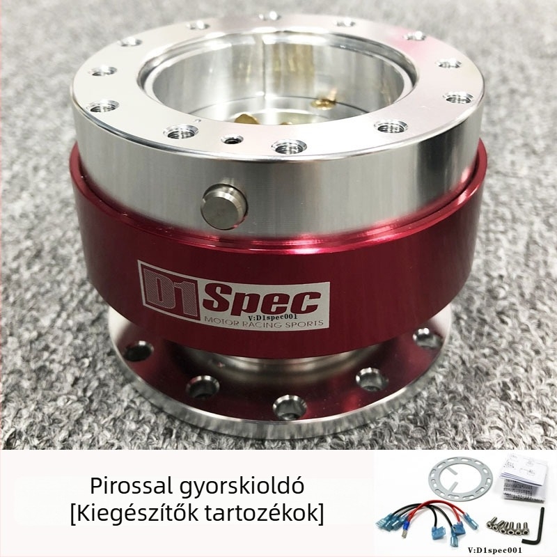 MXGET Kormány gyorskioldó – alumínium ötvözet, forgó gömb mechanizmus, univerzális kompatibilitás, tömeg 0,6 kg