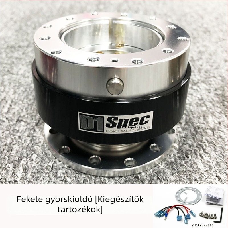 MXGET Kormány gyorskioldó – alumínium ötvözet, forgó gömb mechanizmus, univerzális kompatibilitás, tömeg 0,6 kg