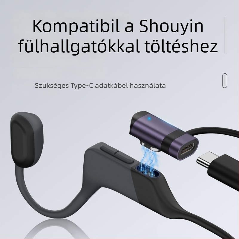 Xingshi Technology csontvezetéses fülhallgatók Type-C töltőcsatlakozóval és akasztóval