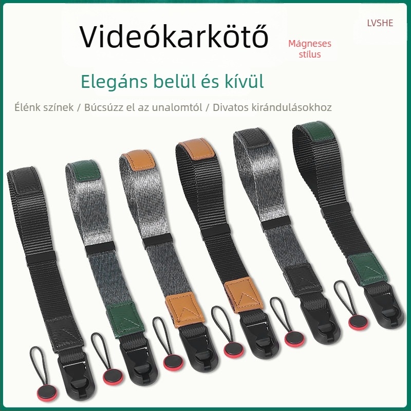 Donkey Photo Kamera csuklópánt – gyors kioldás, DSLR és tükrök nélküli kamerákhoz, OEM, biztonságos és stabil