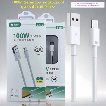 100W gyorstöltésű adatkábel több interfésszel (Type-C, Lightning, Micro-USB)