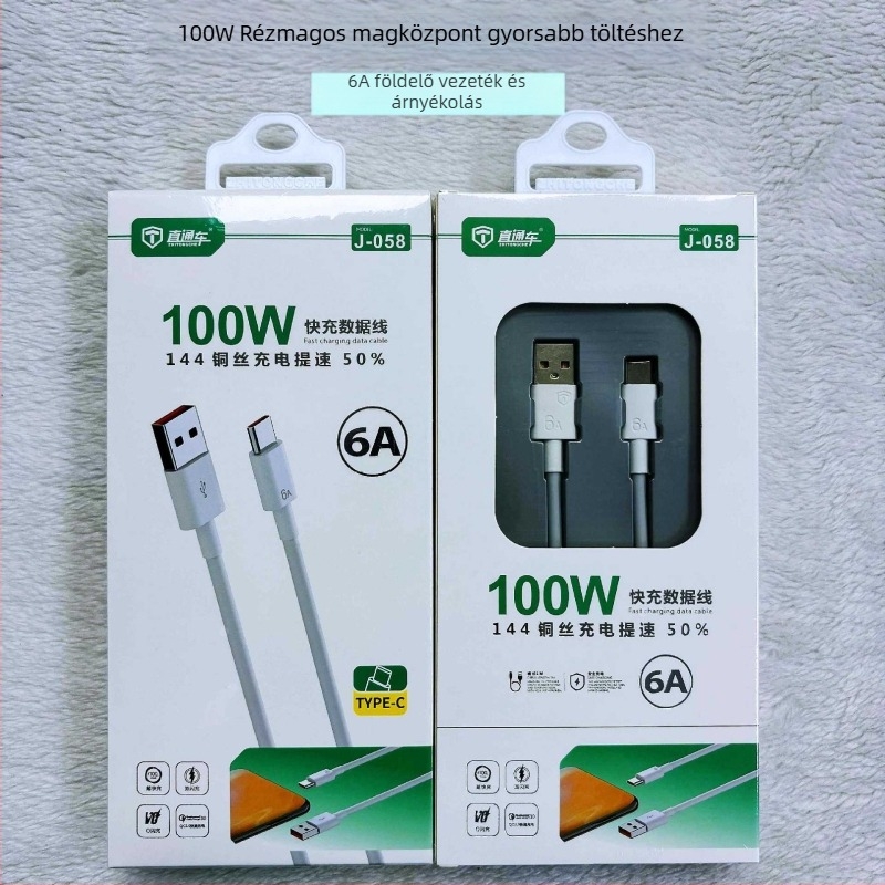 100W gyorstöltésű adatkábel több interfésszel (Type-C, Lightning, Micro-USB)