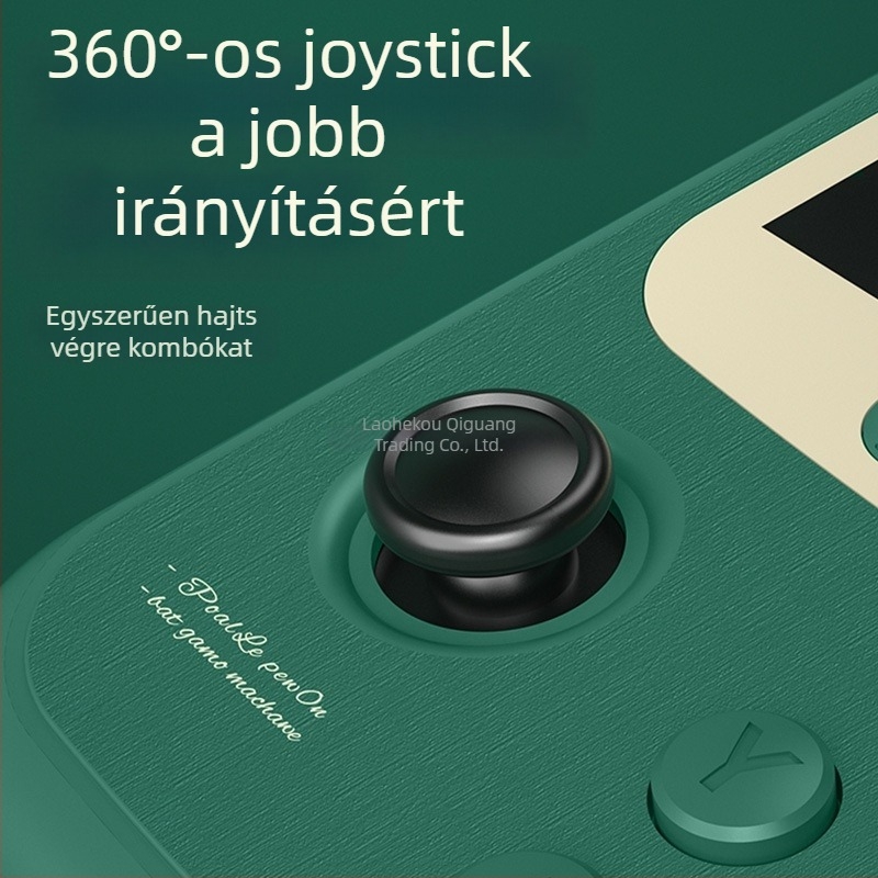 Zsebben tartható játékkonzol power bankkal, kettős joystick arcade, 2 játékos, modell Q19, TYPE-C, vezeték nélküli, PC-kompatibilis