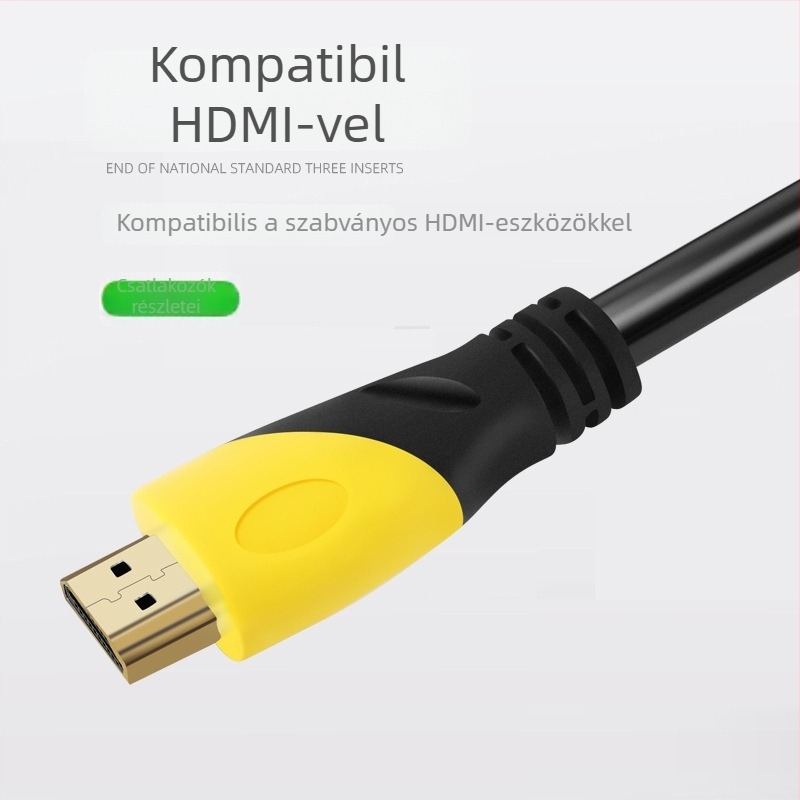 HDMI-kábel nagyfelbontású videóhoz, egy HDMI-csatlakozás