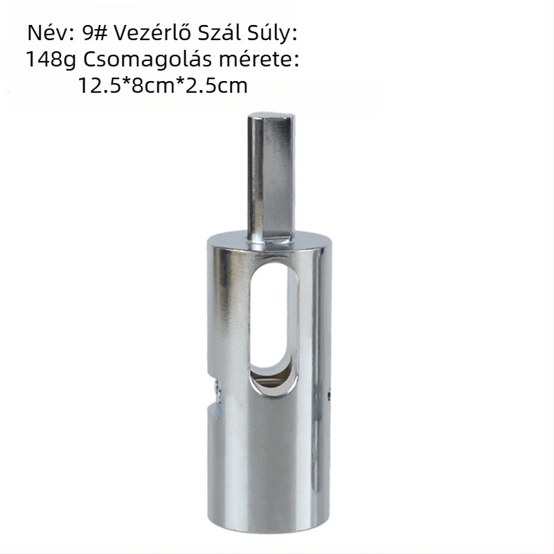 Háromszög alakú markolatú acélsodrony csomózó, No.9 és No.11, tömeg 146 g, elektroplatírozott bevonattal