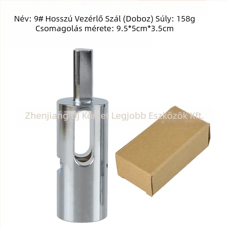 Háromszög alakú markolatú acélsodrony csomózó, No.9 és No.11, tömeg 146 g, elektroplatírozott bevonattal