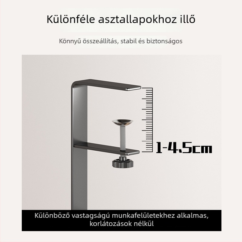 Asztal alatti kábel rendező, fúrás nélkül (Anyag: vas; Stílus: kreativitás; Kiadás: 2017 télen; Tárolási helyszínek: asztal, hálószoba, nappali)