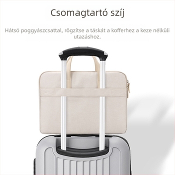 MAHOO laptop táska, vízálló és ultrakönnyű, Oxford anyag, nylon bélés, egyszerű dizájn